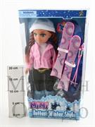 Кукла MiMi с лыжами , 3 вида